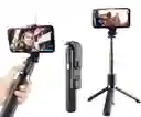 Palo Selfie Bluetooth 3 En 1 Con Trípode Y Luz Integrados