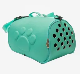 Cargador Maleta Para Mascota Color Verde Menta Talla L Tamaño 52x27x28