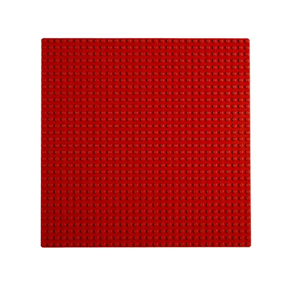Placa Base Compatible Con Lego 25cm X 25cm Rojo Interactiva