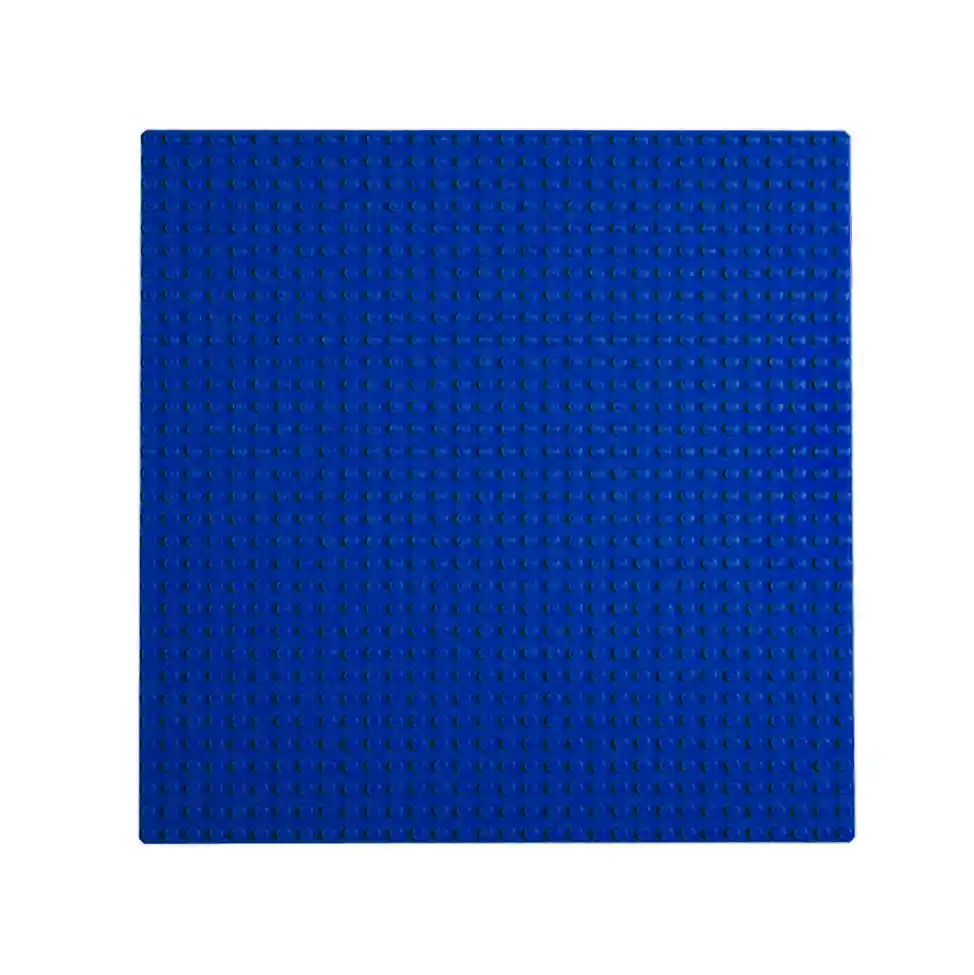 Placa Base Compatible Con Lego 25cm X 25 Cm Azul Interactiva