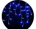 Luces De Navidad Cascada 100 Led 3*0.45m Azul