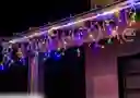 Luces De Navidad Cascada 100 Led 3*0.45m Colores