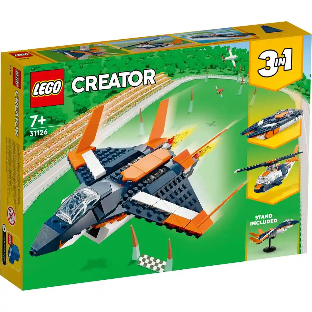 Lego Armatodo 3 En 1 Avión Jet 215 Piezas Niños Original