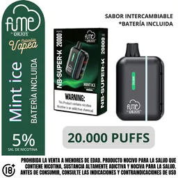 Dispositivo Pod Fume Mint Ice 20000 Puffs 5%