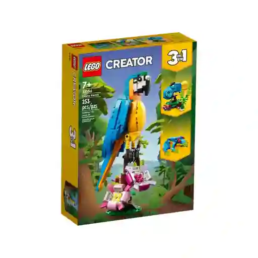 Lego Armatodo 3 En 1 Loro Exótico 253 Piezas Niños Original