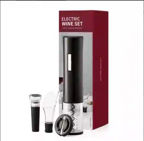 Descorchador Eléctrico Saca Corchos Para Botella De Vino