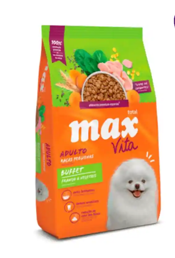 Concentrado Perro Max Vita Adulto Razas Pequeñas Buffet Frango Y Vegetales 10.1kg