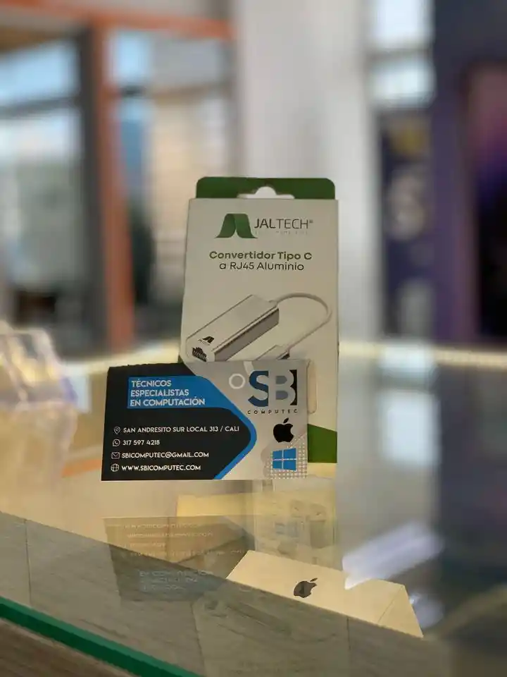 Convertidor Tipo C A Rj45 De Aluminio 🧑🏻‍💻 - Internet Rápido Y Estable Para Tu Laptop