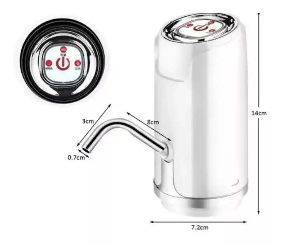 Dispensador De Agua Recargable Automático Para Botellones