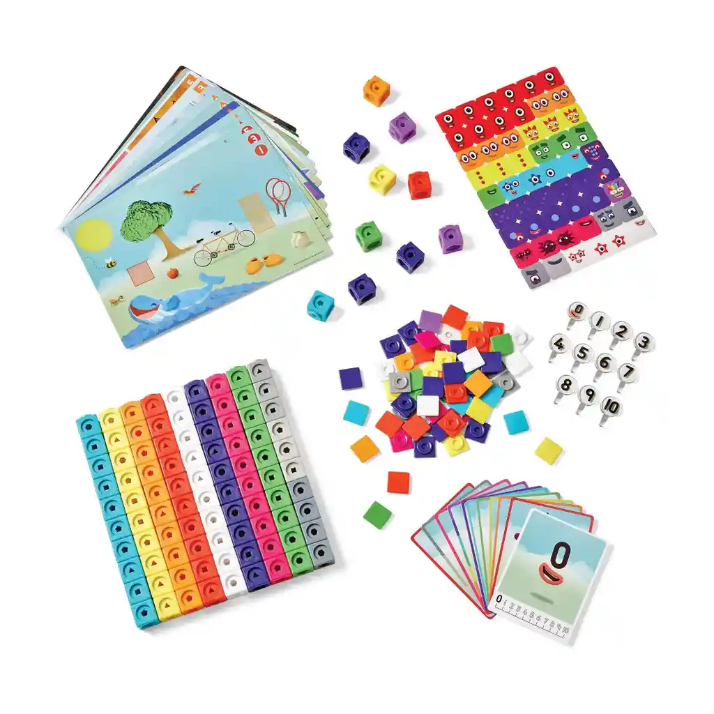 Set De Actividades Hand2mind Numberblocks Mathlink Cubes 1-10