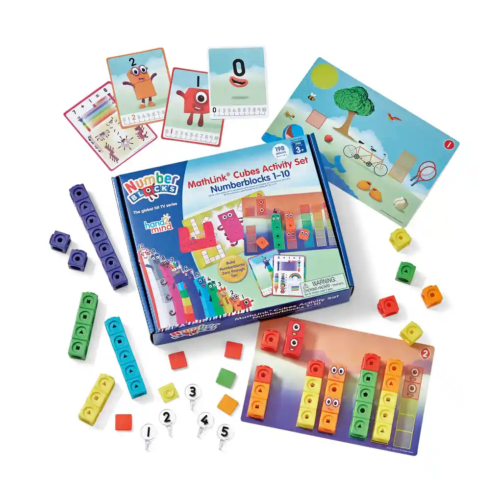 Set De Actividades Hand2mind Numberblocks Mathlink Cubes 1-10