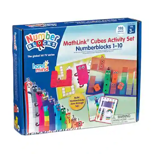 Set De Actividades Hand2mind Numberblocks Mathlink Cubes 1-10