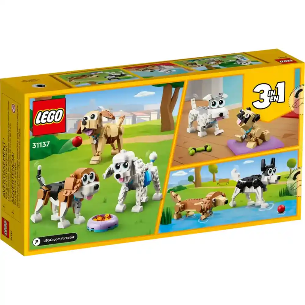 Lego Armatodo 3 En 1 Perros 475 Piezas Para Niños Original