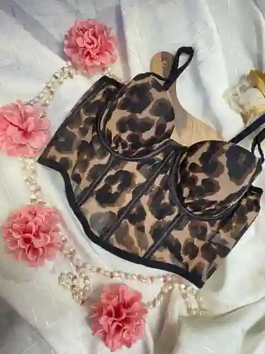Corset Varilla Leoparda