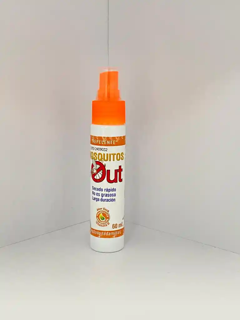 Repelente Out Mosquitos Aloe Vera 60 Ml