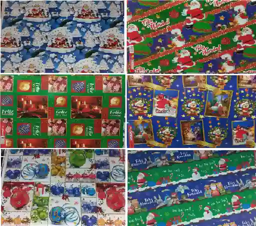 Papel Regalo De Navidad - Pliego