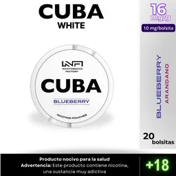 Pouches Cuba White Blueberry 10 Mg