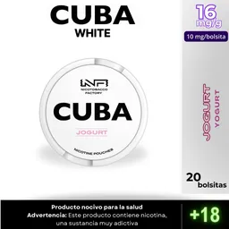 Pouches Cuba White Jogurt 10 Mg