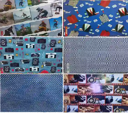 Papel Regalo Hombre, Pliego