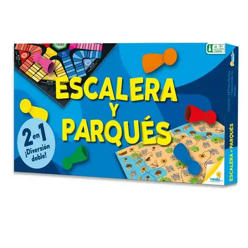 Juego De Mesa 2en1 Escaleras Y Parques