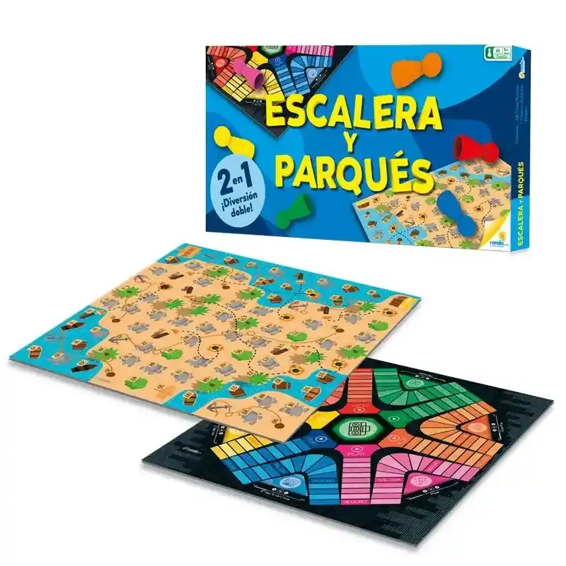 Juego De Mesa 2en1 Escaleras Y Parques