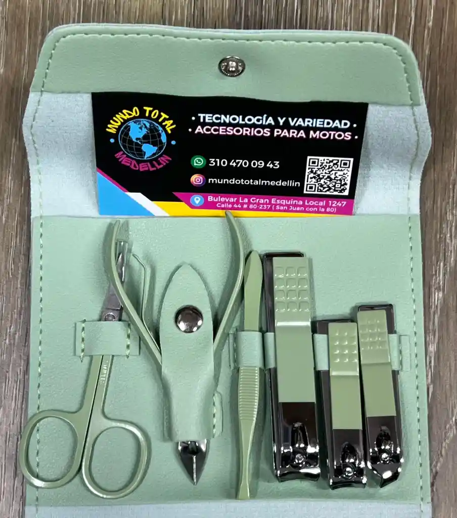 Kit Manicure Pedicure Cuidado Facial Cortauñas X16 Piezas