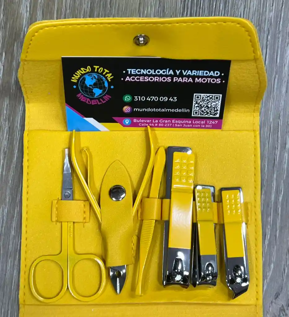 Kit Manicure Pedicure Cuidado Facial Cortauñas X16 Piezas