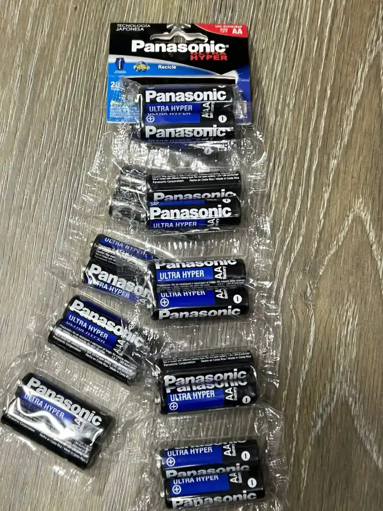 Batería Panasonic Aa 1.5 Doble Aa 2 Unidades Pilas Par