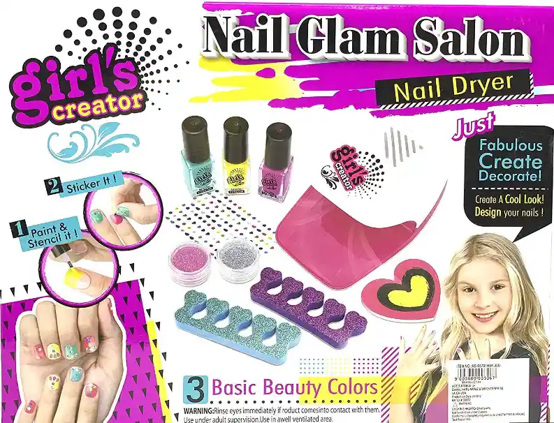 Set Manicure Uñas Niñas