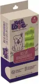 Bolsas Ecologicas Pet Love 4 Rollos