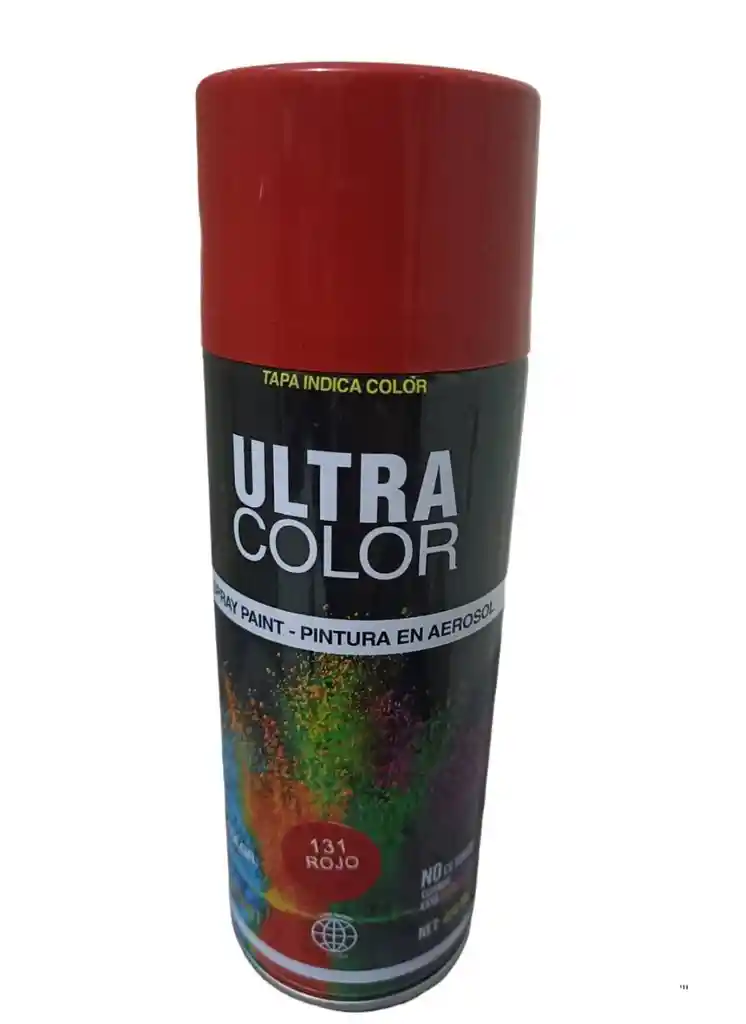 Pintura Spray Aerosol Rojo X400ml Ultracolor