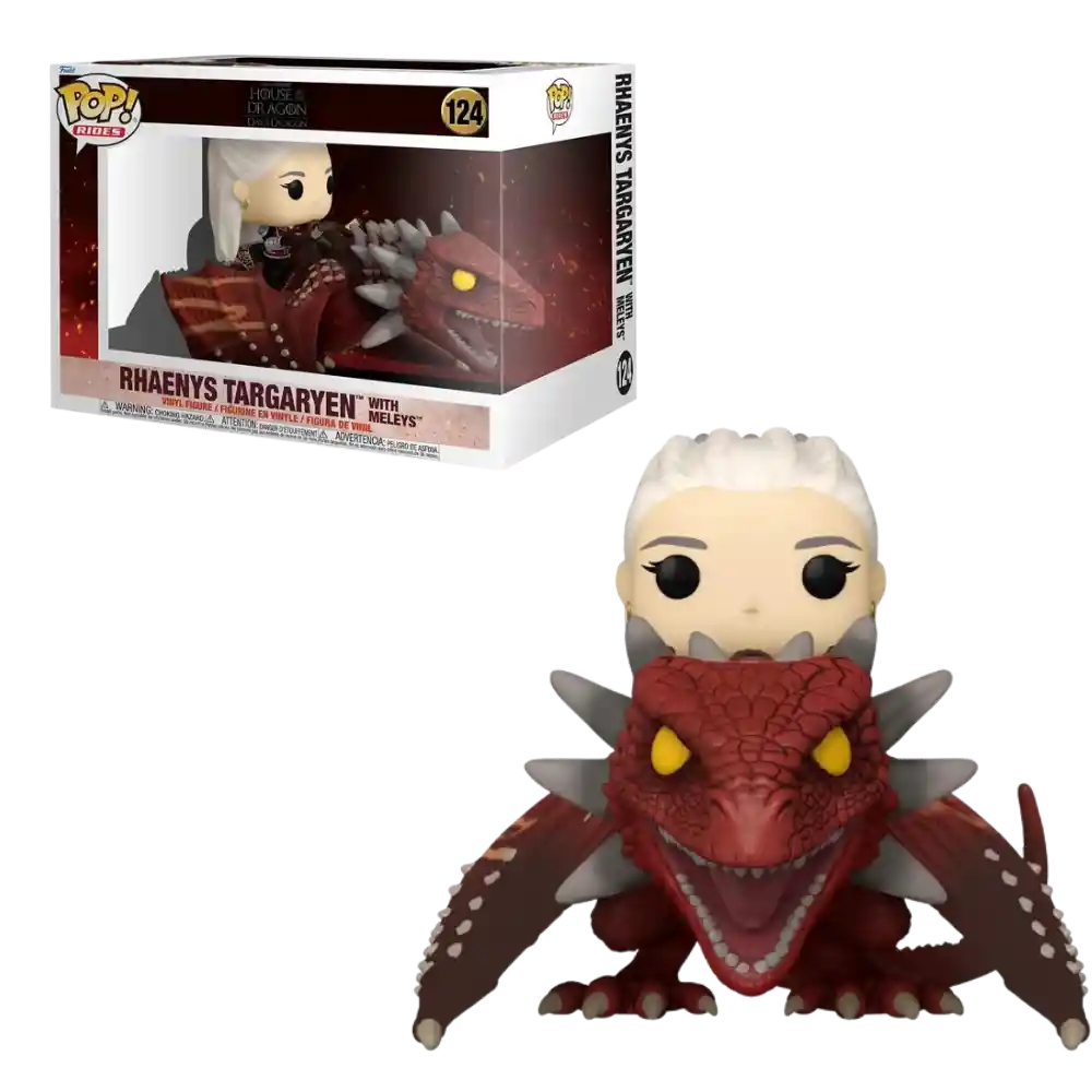 Rhaenys Targaryen With Meleys Funko Pop House Of The Dragon 124