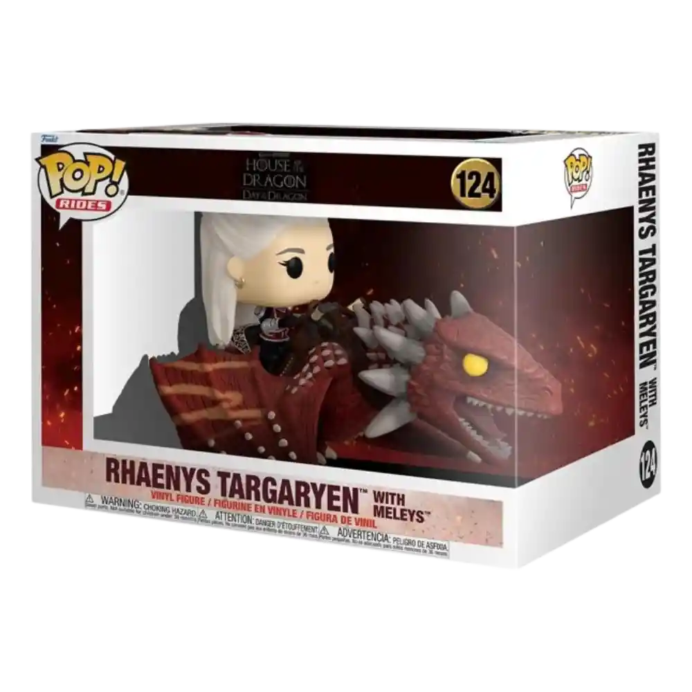 Rhaenys Targaryen With Meleys Funko Pop House Of The Dragon 124