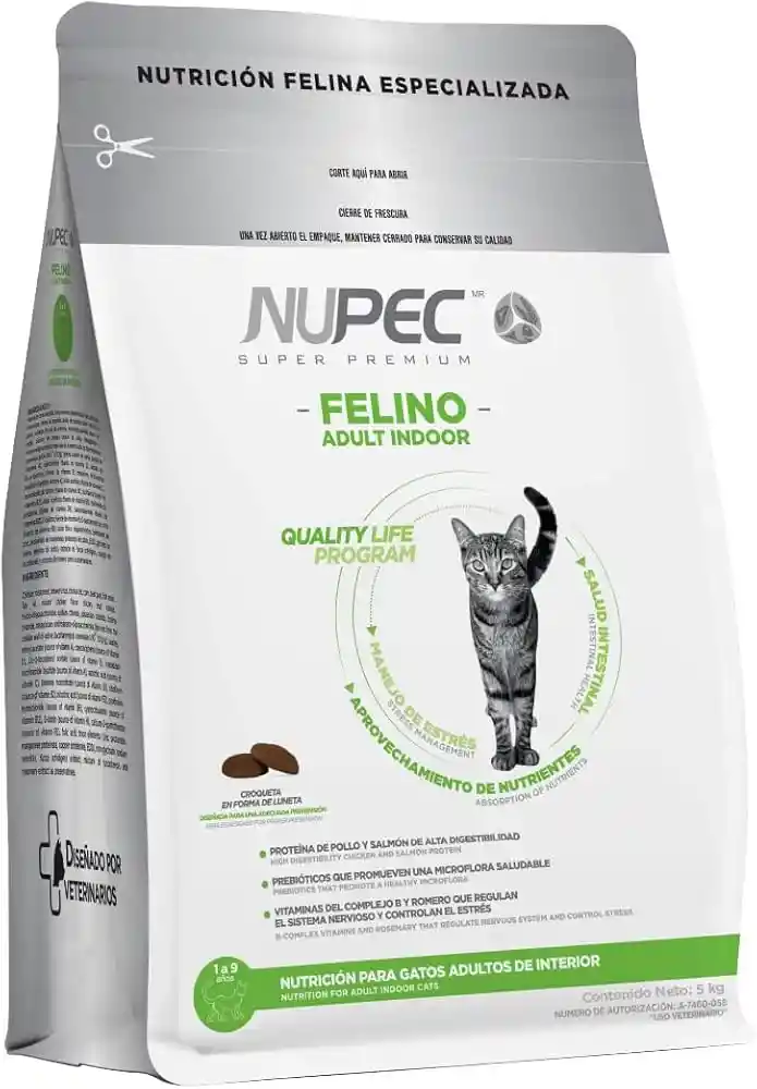 Nupec Gato Indoor Adulto 3 Kg