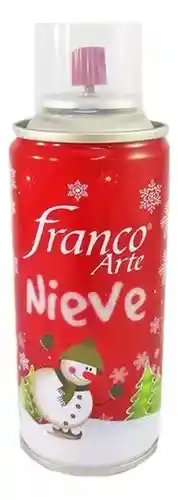 Nieve Artificial Espuma Spray Decoración Franco Arte 300ml