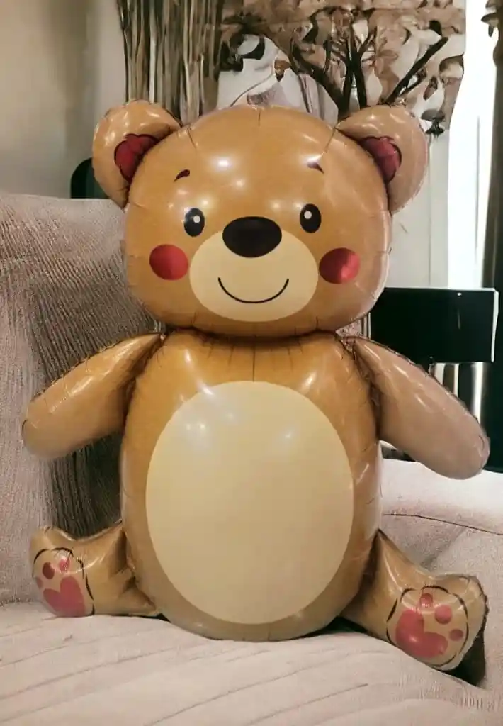 Globo Oso Metalizado Gigante 1.35 Cm