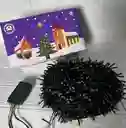 Luces De Navidad Lineal X1000 Led Calida Sin Continuacion Cable Verde