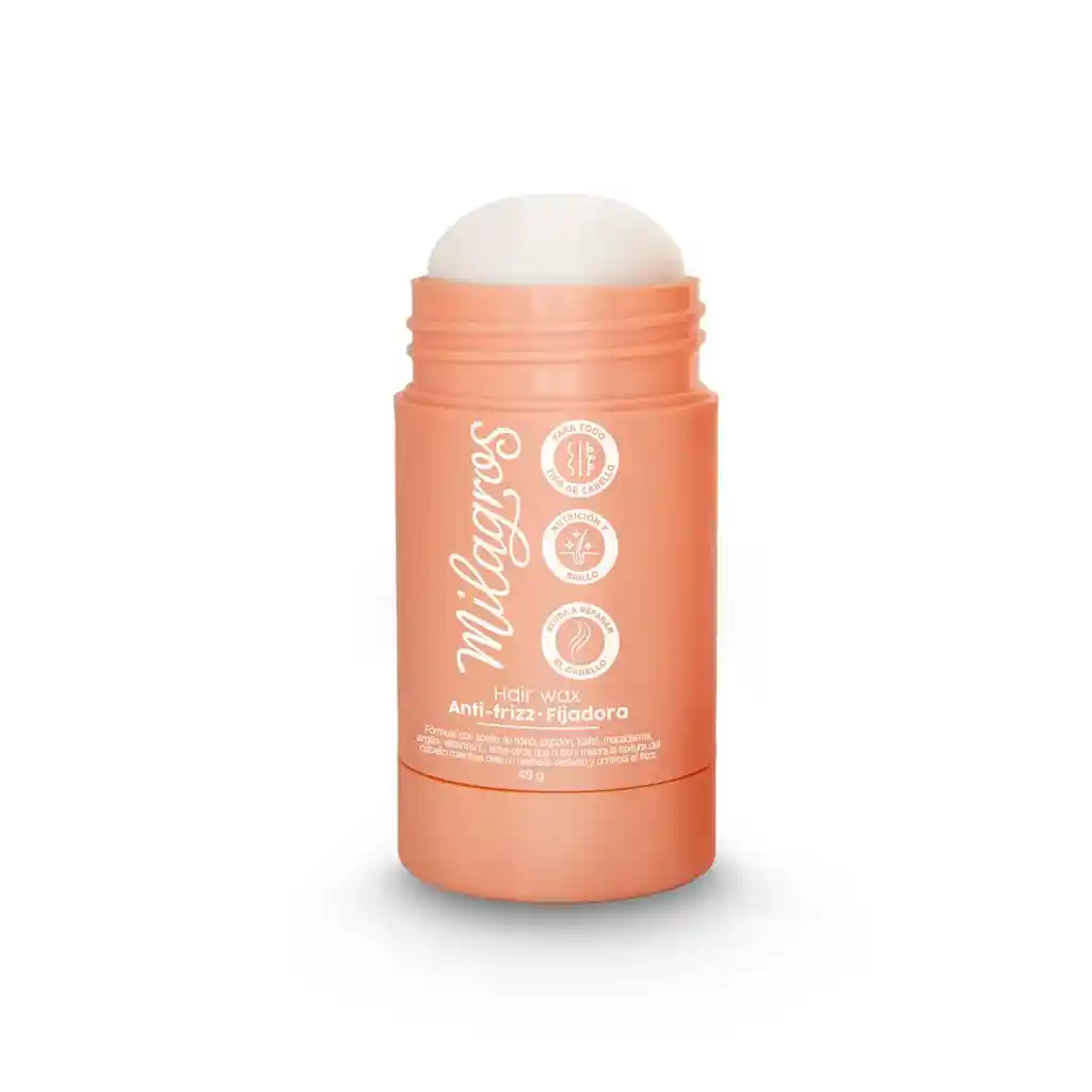 Hair Wax Stick Cera En Barra Para El Cabello Milagros X49g