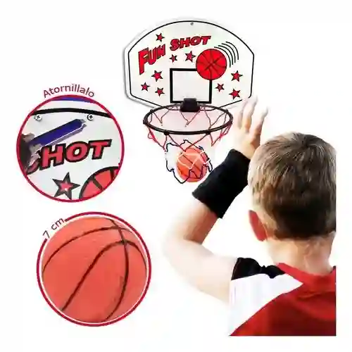 Baloncesto Tablero Juguete Canasta Básquet Juguetería Niños