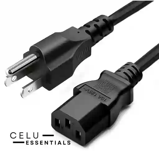 Cable De Poder 1m Alimentación Pc
