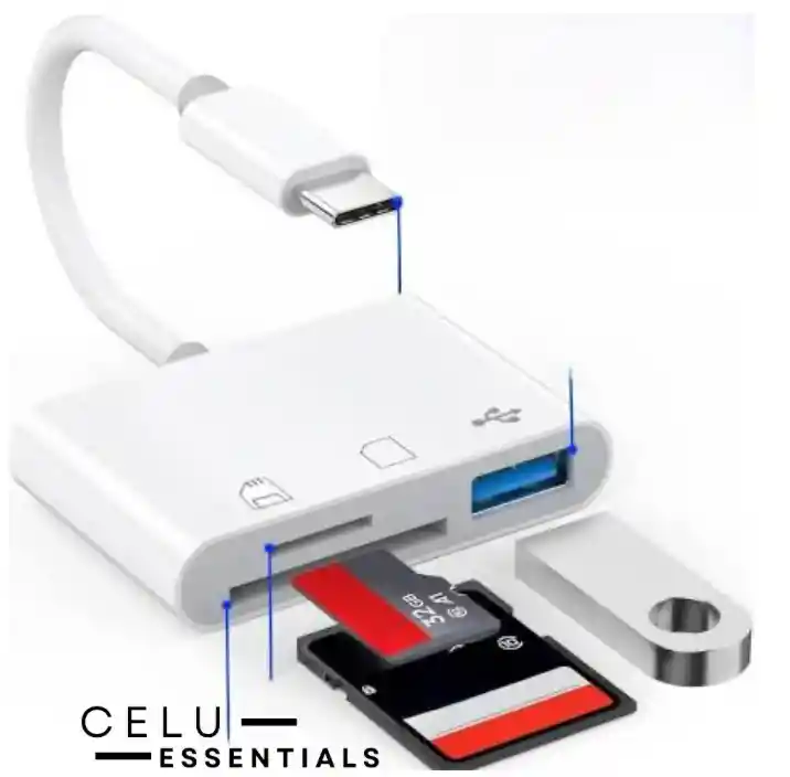 Convertidor Tipo C A Usb/sd/micro Sd