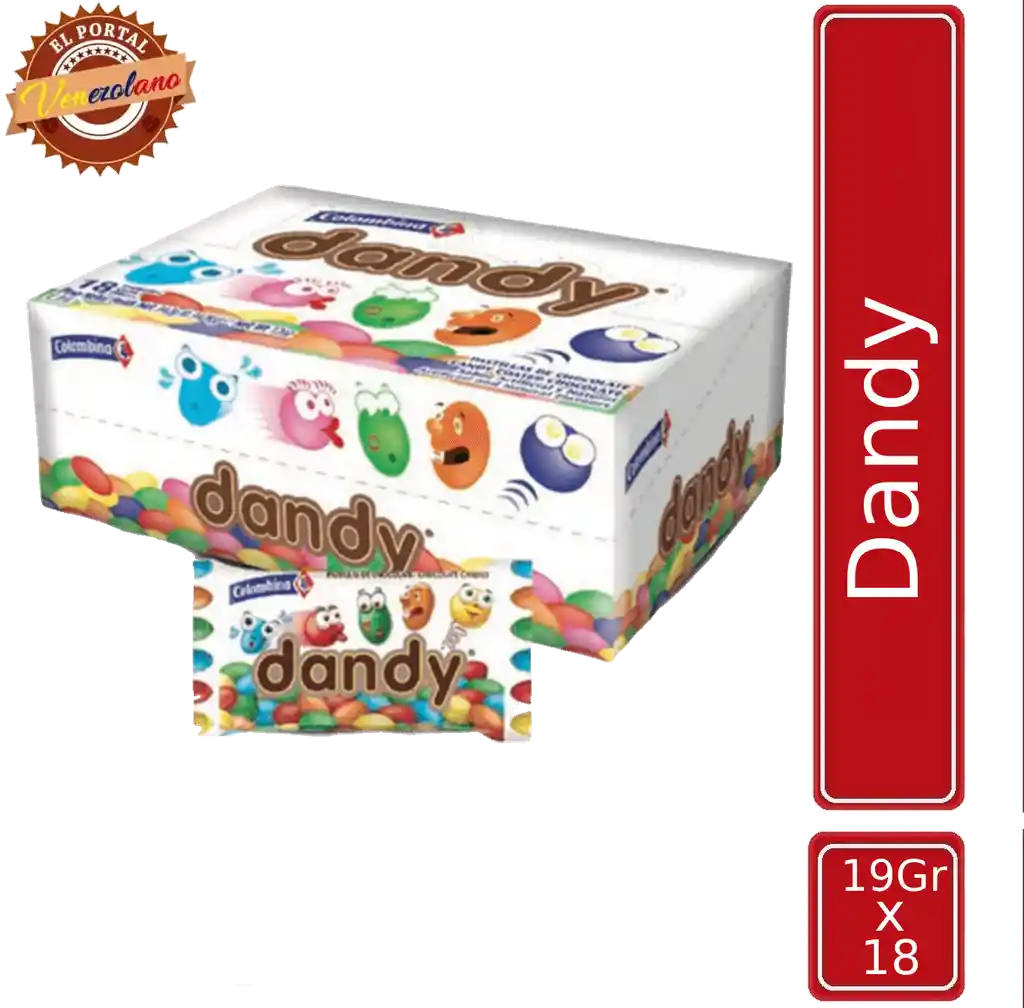 Dandy Caja Venezolanos X 18