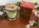 Vela Aromática De Coco/vainilla De Cera De Palma