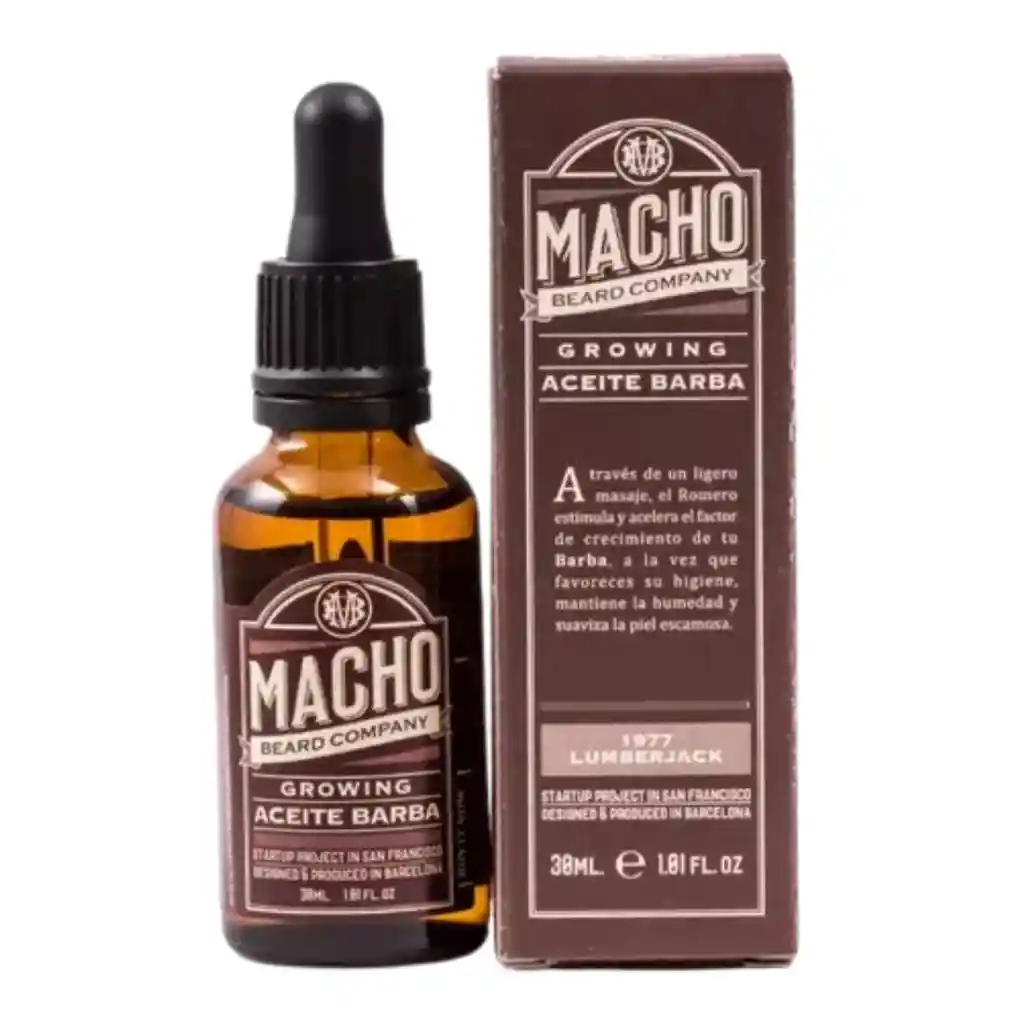 Aceite Hidratante Para Cabello Y Barba Con Romero "macho"