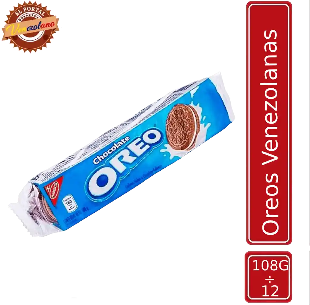 Galletas Oreos Chocolate Venezolanas