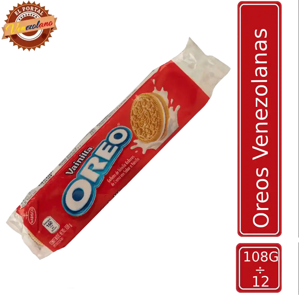 Galletas Oreo Vainilla Venezuels