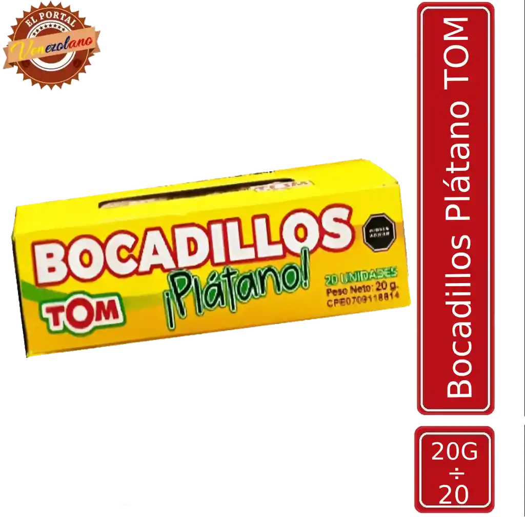 Bocadillos De Platano Tom X 20