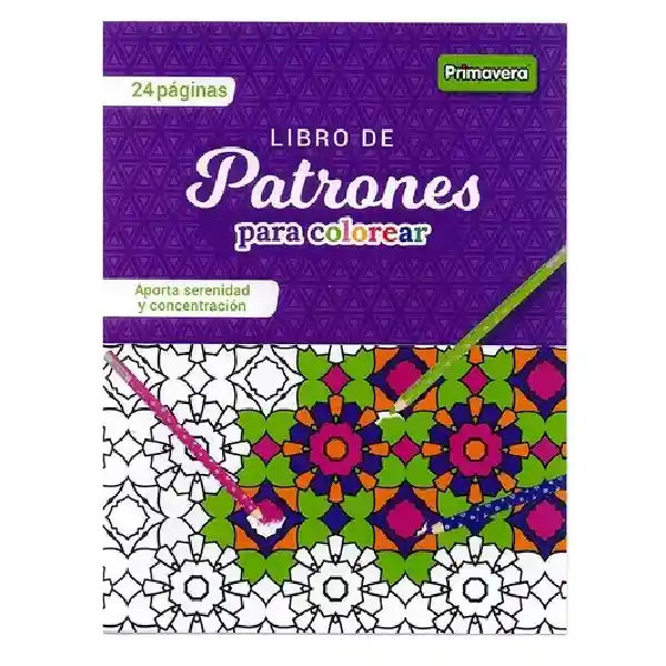 Libro De Mandalas Patrones Primavera Para Colorear.