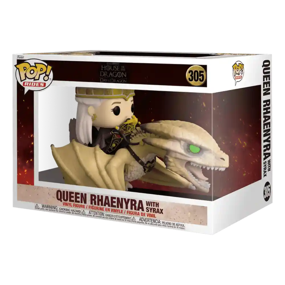 Queen Rhaenyra With Syrax Funko Pop House Of The Dragon 305