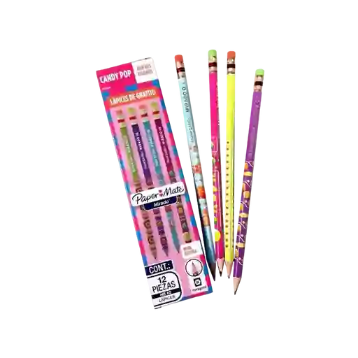 Lapiz Paper Mate Mirado Candy Pop X 2 Und